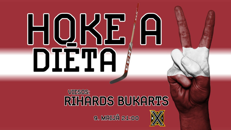 Šovakar "Hokeja diēta" ar Rihardu Bukartu - Latvija pret Norvēģiju