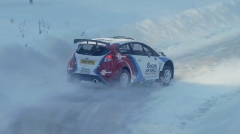 Otrajā digitālajā rallija čempionāta posmā ziemas apstākļos uzvar Ralfs Sirmacis