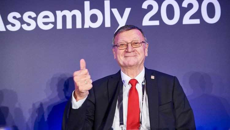 Boričičs pārvēlēts uz četriem gadiem par CEV prezidentu