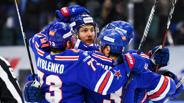 SKA uzspiež CSKA savu spēli un KHL "armijnieku" sērijā panāk 1-3