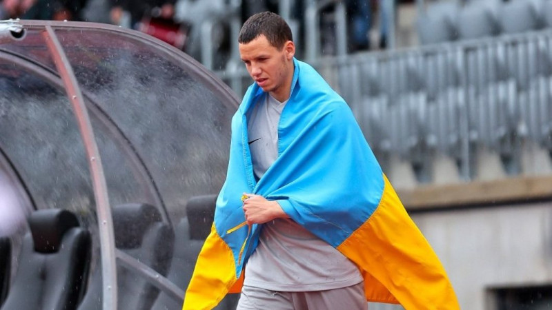 "Valmieras" futbolists Želizko rezultatīvi piespēlē Ukrainas U21 izlases uzvarā