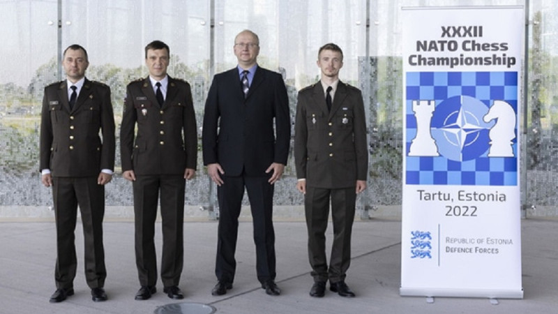 Latvijas izlasei augstā 6.vieta NATO valstu čempionātā šahā
