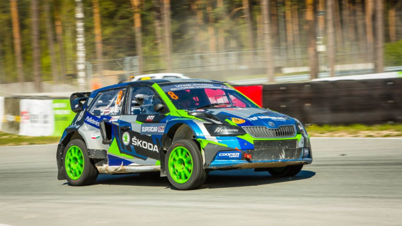 "RallyX" sacensībās Rīgā startēs arī pieci latviešu rallijkrosa braucēji