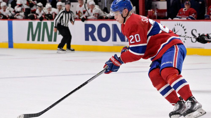 Slafkovskim pirmie vārti NHL, ''Sharks'' pārtrauc piecu zaudēto spēļu sēriju