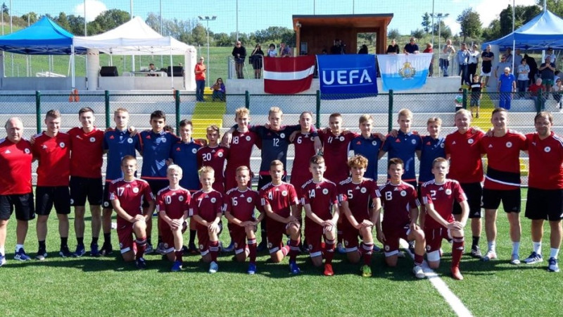 Latvijas U15 izlasei smags zaudējums pret vienaudžiem no Portugāles