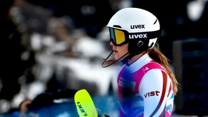 Ģērmane pārliecinoši uzvar FIS slaloma sacensībās Itālijā