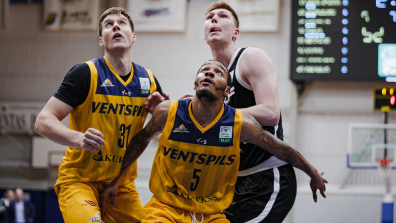 Latvijas basketbola klasikā "Ventspils" iekrāj +6 kausa pusfināla pirmajā cīņā
