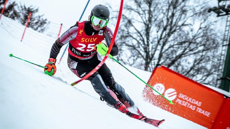 Ar līdzīgām cīņām vairākās jauniešu grupās slalomā Siguldā noslēdzies BK 4. posms