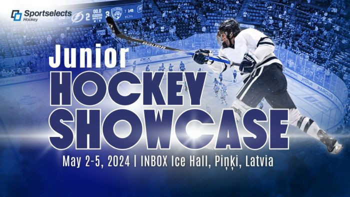 "Inbox.lv" ledus hallē risināsies "Junior Hockey Showcase"