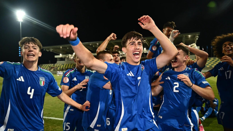 "Euro U17": Itālija pendelēs pārtrauc zaudējumu virkni pret Angliju