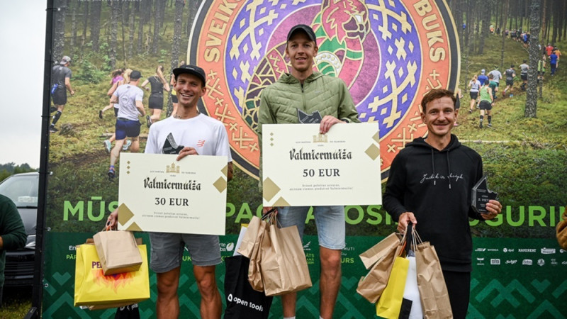 Dubļainajās takās "Stirnu bukā" Sveikuļu mežā uzvarētāju vidū Jocis, Grosberga, Bērziņš, Švilpe