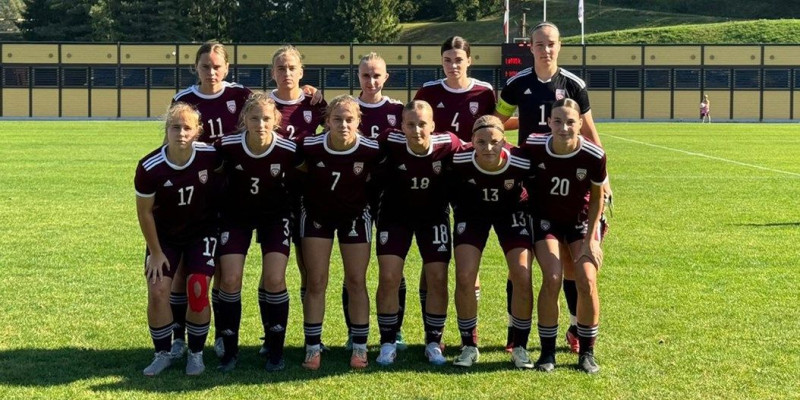 Latvijas U-19 futbolistēm otrā vieta Baltijas kausā