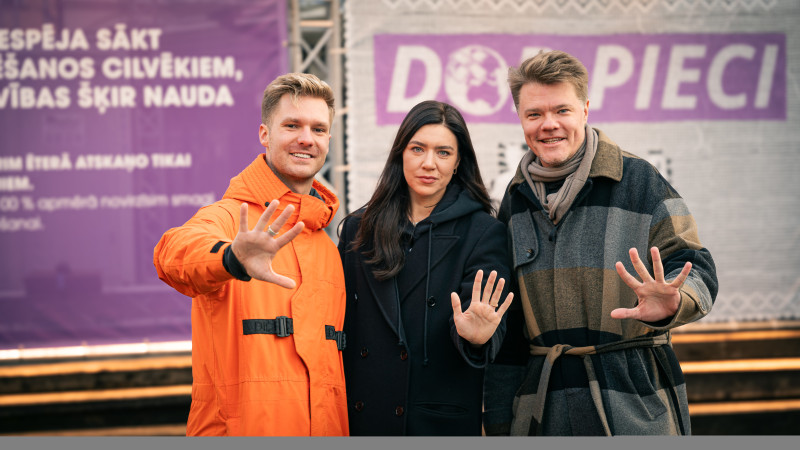 Šodien sākas labdarības maratons „Dod pieci!”, lai palīdzētu cilvēkiem, kurus no dzīvības šķir nauda