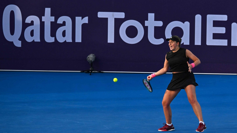 Ostapenko ielaužas Dohas "WTA 1000" astotdaļfinālā