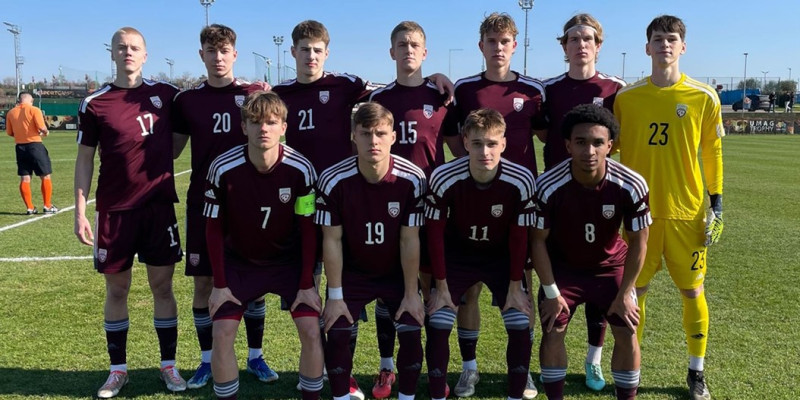 Latvijas U19 futbolisti treniņnometni noslēdz ar zaudējumu horvātiem