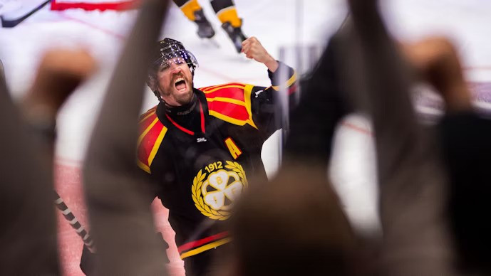 Indraša "Brynäs" finālsēriju iesāk ar atspēlēšanos un gavilēm otrajā papildlaikā