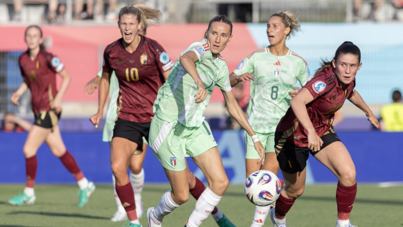 Spānijas futbolistes portugālietēm iesit piecus, Itālija revanšējas Beļģijai