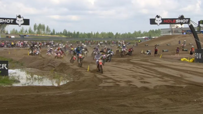 Video: Jānis Reišulis sacensību sākumā pārņem vadību, bet finišē otrais