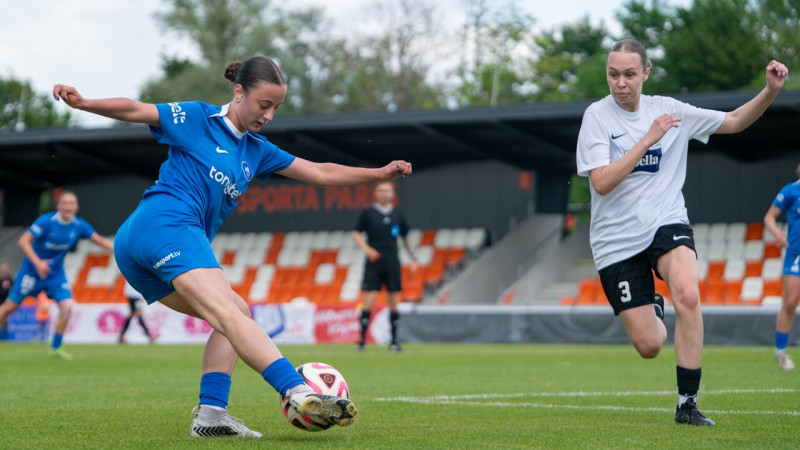 Radniecīgo vienību duelī RFS vēlreiz izskolo "Rīgas Futbola skolu"