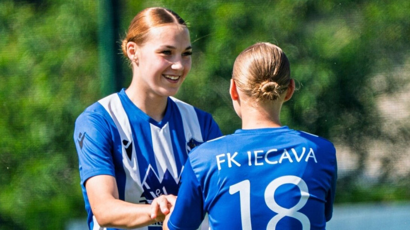15 un 17 gadnieču vārtu guvumi "Iecavai"/"Olainei" nokārto uzvaru pār "Audu"