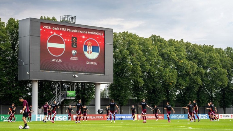 LFF noliedz ziņas par diskrimināciju pret Serbijas līdzjutējiem