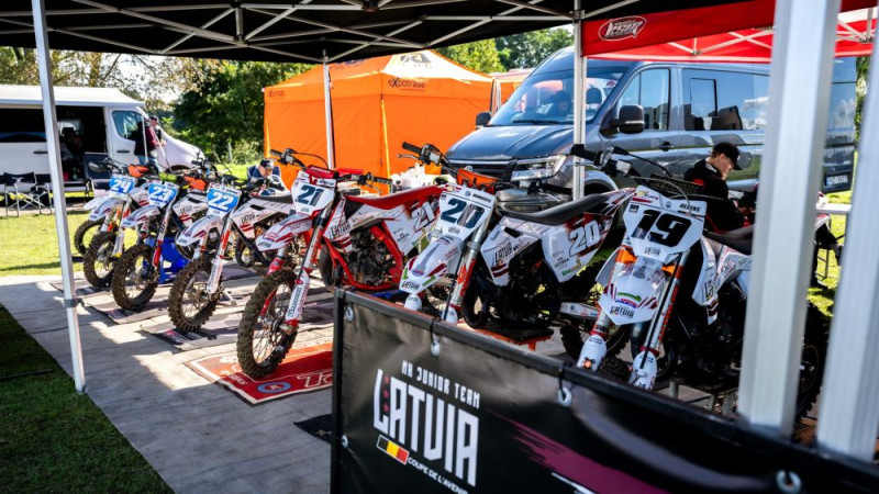 Latvijas motokrosa juniori šonedēļ Beļģijā startēs Nākotnes cerību kausā