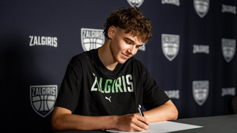 "Žalgiris" sistēmā nonāk Liepājas basketbola produkts Steckis