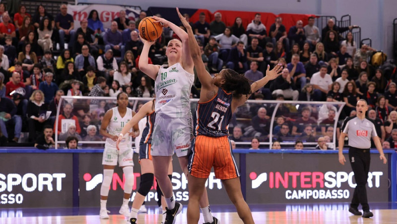 Laura Meldere iemet septiņus metienus pēc kārtas un satriec Beļģijas čempioni