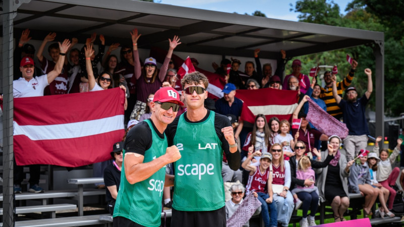 Pļaviņš/Fokerots šovakar Brazīlijā sāks gada pēdējo elites turnīru