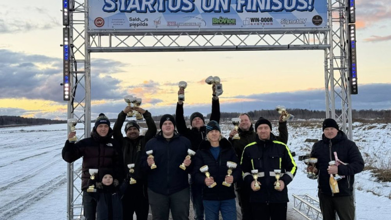 Apfelbaums ātrākais RWD klasēs "Kurzemes Ziemas kausa" pirmajā posmā