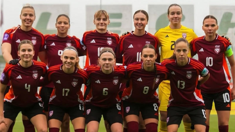 Sieviešu futbola izlase piedzīvo bezierunu zaudējumu Polijā