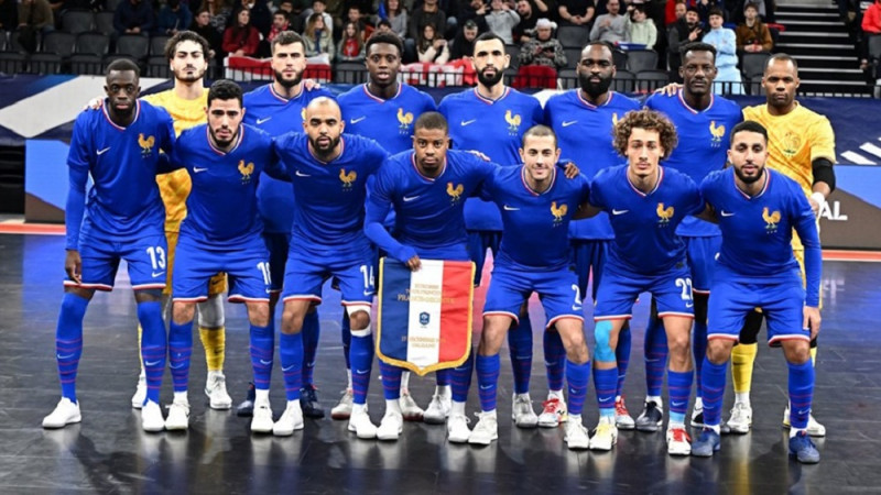 EURO 2026 Rīgā: Latvijas pretiniece Francijas telpu futbola izlase - pretendente uz medaļām