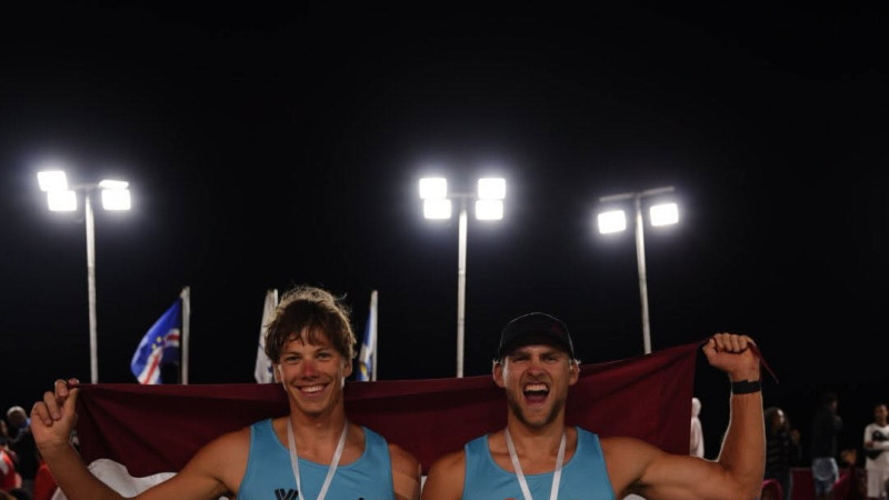 Latvijas čempioni Rinkevičs/Bedrītis sezonu noslēdz ar pirmo pasaules zeltu