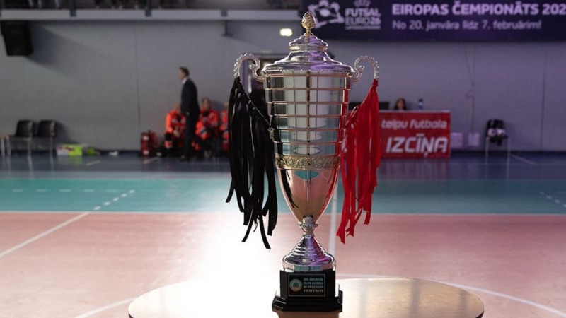 Čempione "Riga" telpu futbola kausā nestartēs, izziņoti pirmie pieci pāri