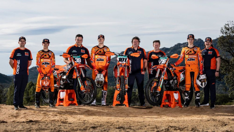 "Van Venrooy KTM" komanda paziņo sastāvu MXGP sezonai