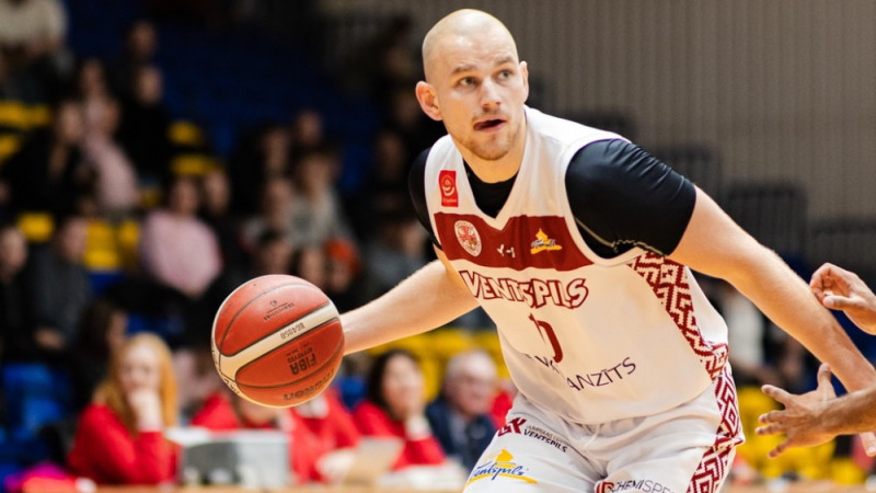 Otro vakaru pēc kārtas "Ventspils" pret igauņiem galotnē neizlien