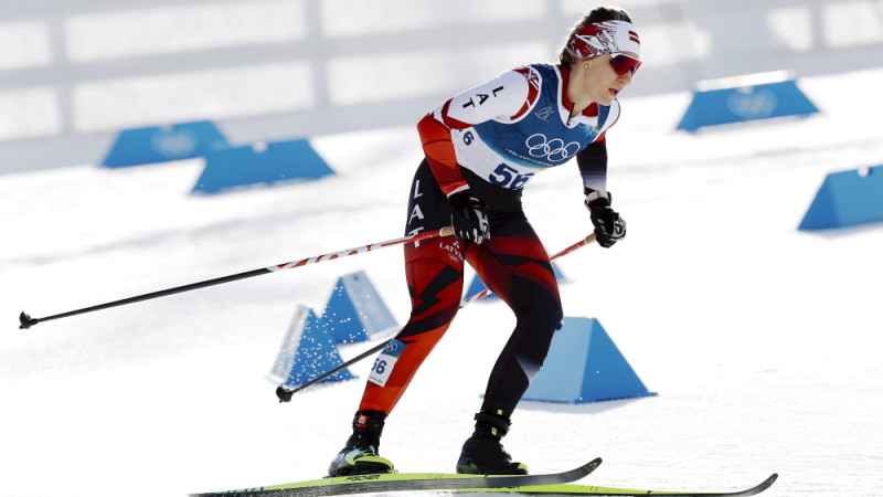 Distanču slēpošanas sprintā no latvietēm augstākā vieta Auziņai, Kaparkalēja tuvu kritienam