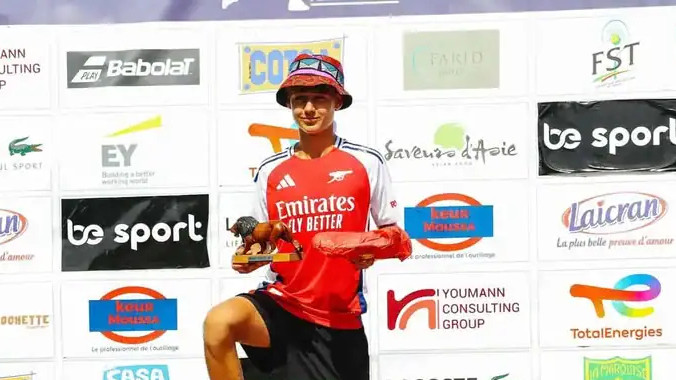 Latvijas labākais juniors vēlreiz spēlē ITF 1/8 finālā un debitēs ATP rangā