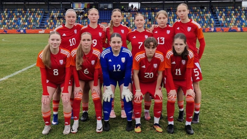 Latvijas U17 futbolistes kapitulē arī rumānietēm un izkrīt no A līgas
