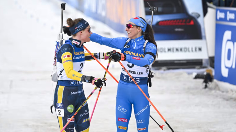 Vitoci finiša spurts liedz Ēberjai sakrāt visus zeltus Holmenkollenā