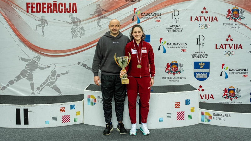 Prošina Daugavpilī uzvar U23 Eiropas kausa posmā paukošanā ar špagu