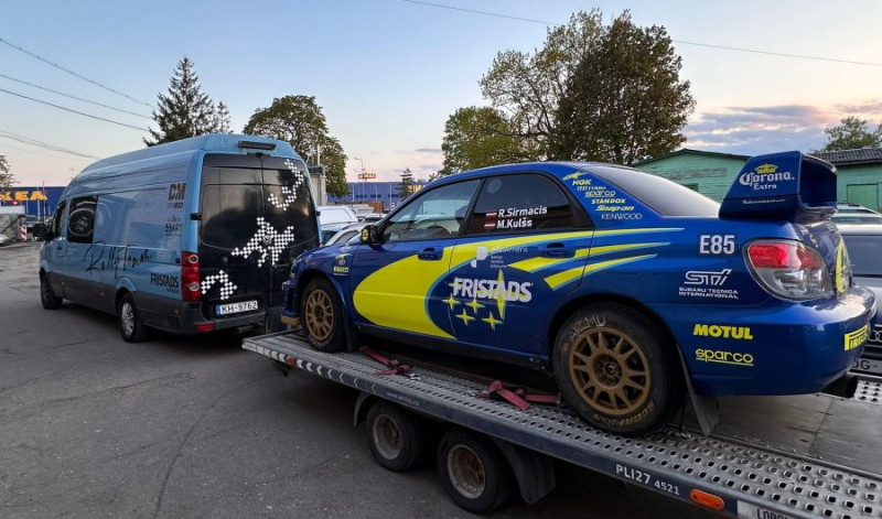 Ar četru latviešu sportistu līdzdalību startē Lietuvas rallija čempionāts