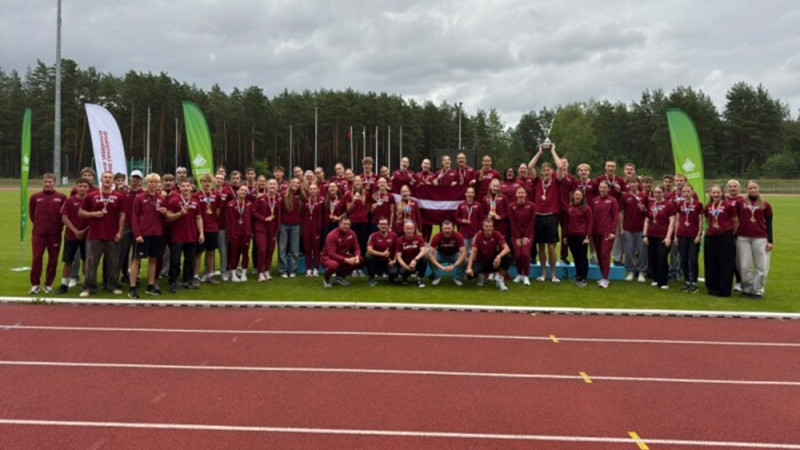 Arī Latvijas jauniešiem U18 uzvara Baltijas čempionātā vieglatlētikā